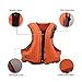 Rrtizan Adult Inflatable Swim Vest Life Jacket for Snorkeling,Suitable for 80-220lbs (Orange) ¡­