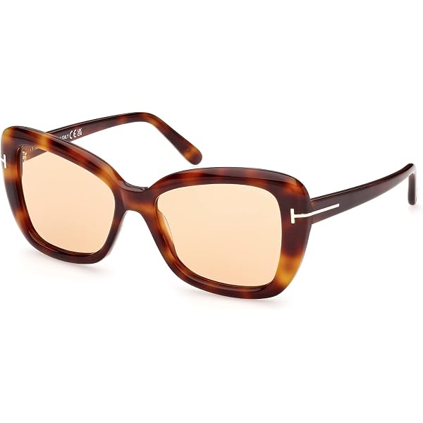 Amazon.com: Tom Ford Sunglasses FT 1005 Anais- 02 28Z Shiny  display picture 1