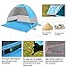 SLB Pop Up Beach Tent, Sun Shelter Shade Easy Up Portable Anti UV Cabana Beach Umbrella for Outdoor 3 or 4 Person