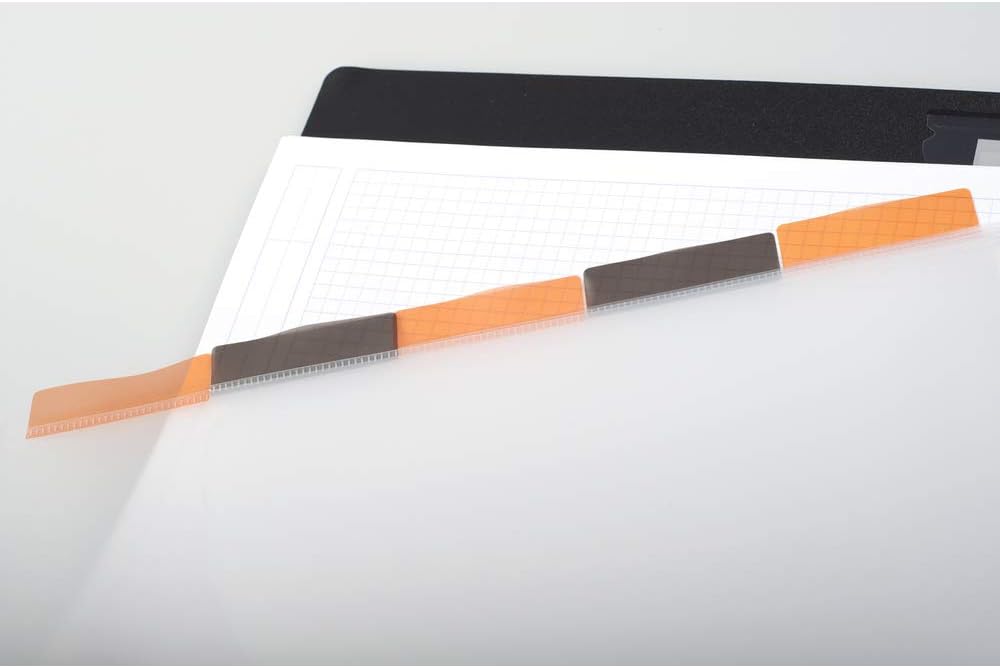 RHODIA 132142C - Exabook Black A4+ Refillable Organizer Notebook, Black 5/5 ruling, A4+ Organiser - Image 4