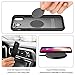 Zover Compatible with iPhone Xs/X Case Detachable Genuine Leather Wallet Case Support Wireless Charging Magnetic Car Mount Holder RFID Blocking Kickstand Feature Magnetic Closure Gift Box Black
