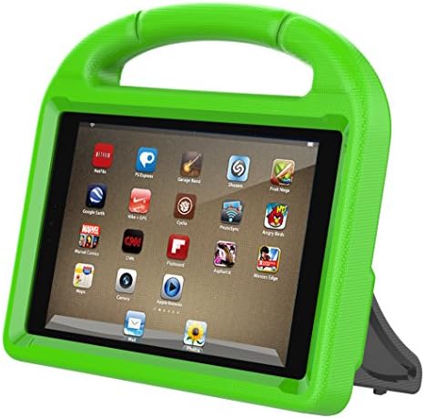 Gogoing Case for Amazon Fire HD 8 Tablet,[Light Weight] [Shockproof] Kids Children Cover Case with Carrying Handle Stand For Amazon Fire HD 8 Tablet (Fit "2016Release/2017 Release")(GREEN)