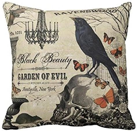 Pillow Case, Ammazona Happy Halloween Pillow Cases Linen Sofa Cushion Cover Home Decor (F)
