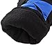 Simplicity Men's Winter Warm Ski Snowboarding Winter Gloves w/Elastic Wrist Cuffs, 3578_Blue Black