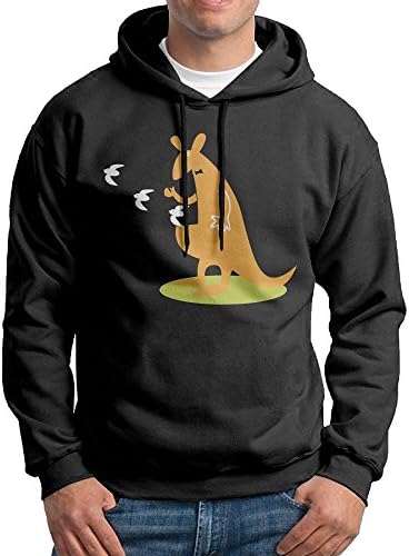 Shuiquwe Kangaroo Who Turns Magic Men's Sports Hoodies S Black