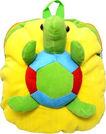 Blue Tree Soft Material School Bag for Kids Plush Backpack Cartoon Toy | Childrens Gifts Boy/Girl/Baby/ Decor School Bag for Kids(Age 2 to 6 Year) (Tortoise)