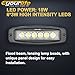 Flush Mount Led Lights,Eyourlife 18W Led Flush Mount Flood Led Light Pods Jeep Light Bar Mount Driving Fog Work Light for Off-Road SUV Pickup Boat 4x4 Jeep 2PCS