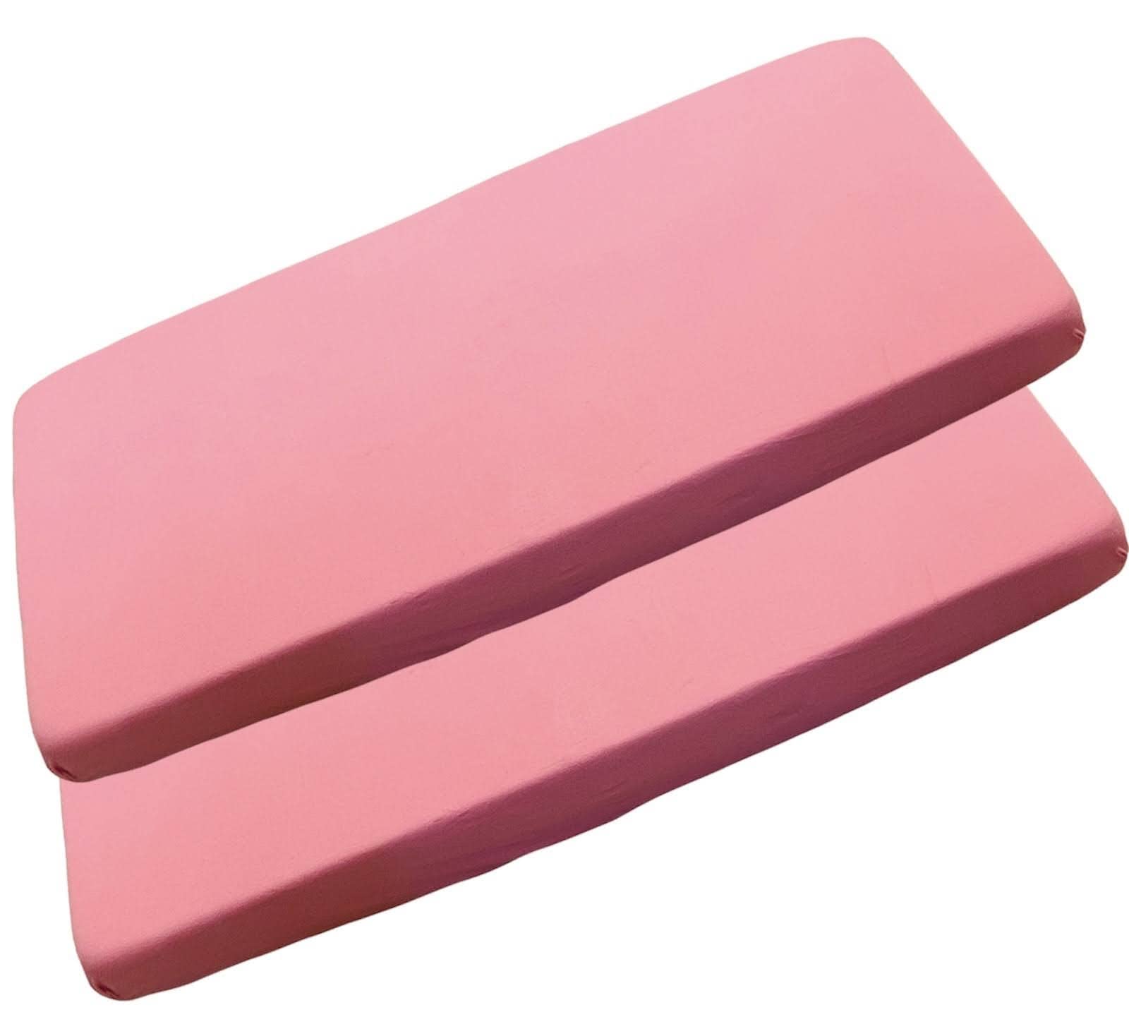 Sasma Home - 2 x Junior Bed - Toddler Bed Fitted Sheets - 100% Cotton Fitted Sheets - 160 x 70 cm.