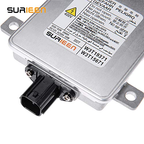 SURIEEN W3T19371 Xenon HID Ballast Headlight Control Unit Assembly Module Replaces W3T15671 W3T13072 Fit for 2006-2014 Acura 2004-2014 Honda 2007-2014 Mazda 2007-2012 Mitsubishi & More - Thumbnail 6