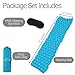 Dryzle Inflatable Lightweight Sleeping Pad - Compact Bed & Ultralight Camping Air Mattress with Foam Pads, Portable Blow Up Mat Great for Backpacking, Travel, Outdoor and Hiking