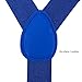 Kids Suspender Bowtie Necktie Sets - Adjustable Elastic Classic Accessory Sets for Boys & Girls (Royal blue)