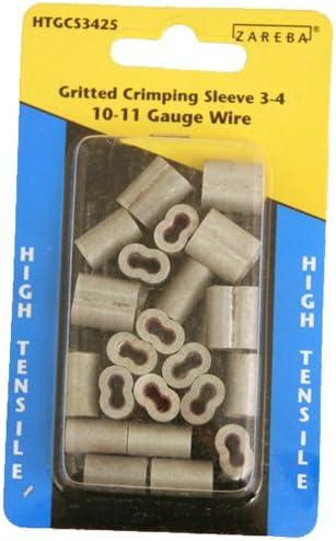 Zareba HTGCS3425 Gritted Crimping Sleeve 3-4