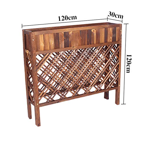 KDDEON Blumenständer Korrosionsschutz-Blumen,Rankgitter Rack Massivholz Blumentrog Pflanzenrahmen Verdicken,Innen/Außen… – Bild 4