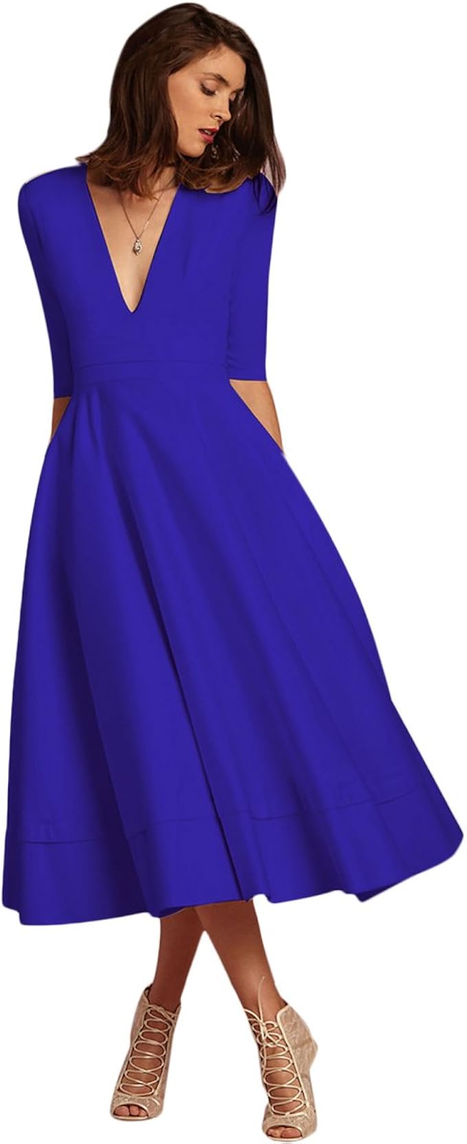 elegant tea length evening dresses