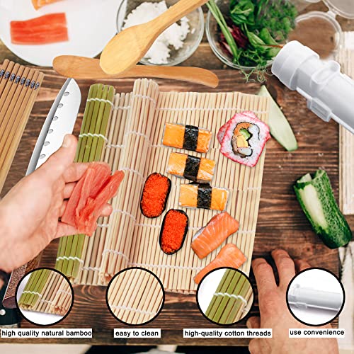Sushi Making Kit for Beginners, All in One Sushi Maker Set with Sushi