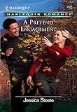 Front cover for the book A Pretend Engagement by Jessica Steele