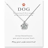 Siopue Dog Paw Print Necklace for Women Dogs Lover Christmas Birthday Gifts for Women Dog Owner Pet Memorial Gifts Dogs Print Glow in the Dark Necklaces