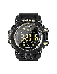 dsmart EX19 deportivo inteligente digitales de pulsera con Fitness Rastreador de actividad contador de pasos caloires 5 ATM impermeable 2 años 'batería de larga duración compatible para iOS y Android teléfonos