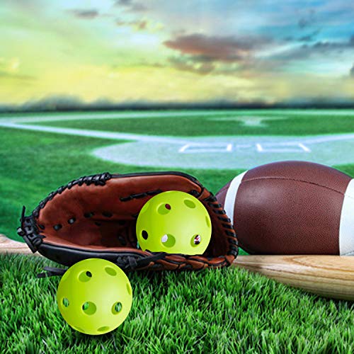 Anteer 12 Pack Plastic Baseball Practice Baseballs for Hitting, Indoor