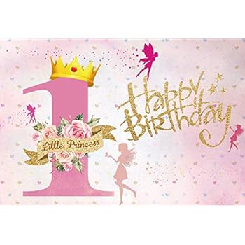 Amazon Com Lfeey 5x3ft Girl First Birthday Photography Backdrops