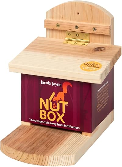 Jacobi Jayne NutBox Squirrel Feeder Cedar UK Quick Release Mount 720ml