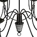 Best Choice Products 25in 6-Light Candle Chandelier Hanging Lighting Fixture for Living Room, Kitchen, Foyer with 41in Chain, Bronze