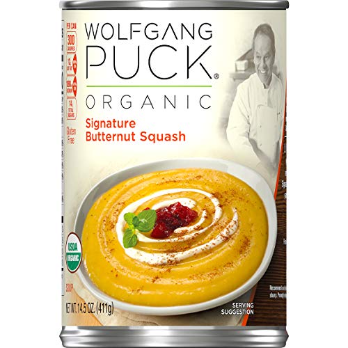Wolfgang Puck Organic Signature Butternut Squash Soup, 14.5 oz. Can (Pack of 12)