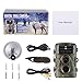 AUCEE Hunting Camera, 12MP 1080P Full HD Trail Camera Infrared Wildlife Camera with Night Vision up to 65FT, 2.4 inch LCD Screen and IP56 Waterproof Game Cam for Wildlife Monitoring