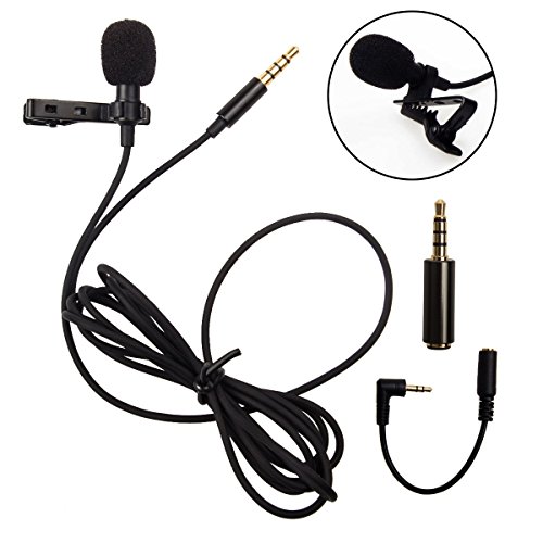 Professional lavalier microphone,cbtone hands free clip…