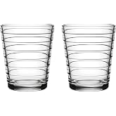 Iittala 1008545 Aino Aalto Tumbler Pair Set (2 Pieces), Clear