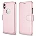 Filoto iPhone Xs Wallet Case, iPhone X Case, Premium PU Leather Wallet Case with Card Holder/Magnetic Closure Flip Cover for Apple iPhone X/Xs iPhone 10 (Rose Gold)