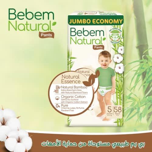 Bebem Natural Pants Diapers Jumbo Pack Junior Size 558 Pieces price in