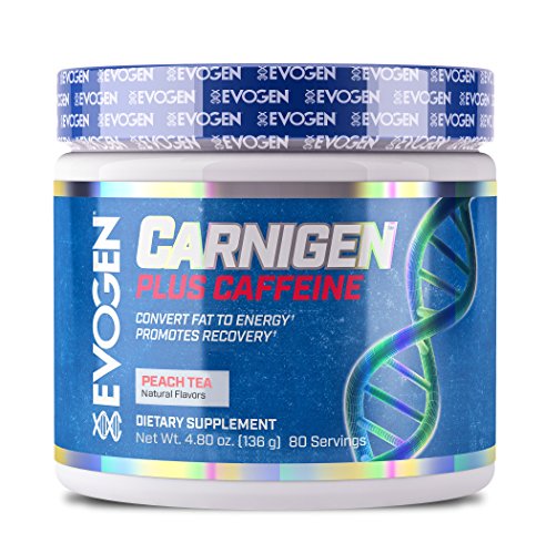 Evogen Carnigen Plus | Fat Burning Carnitine & Caffeine Powder | Peach Tea | 80 Servings Evogen Carnigen Plus | Fat Burning Carnitine & Caffeine Powder | Peach Tea | 80 Servings