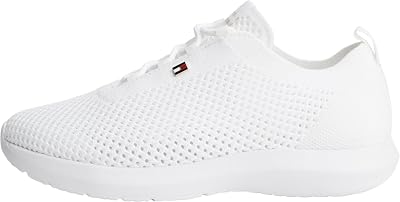 Femmes Th Knit Runner FW0FW09408 Low Top, Blanc, 6