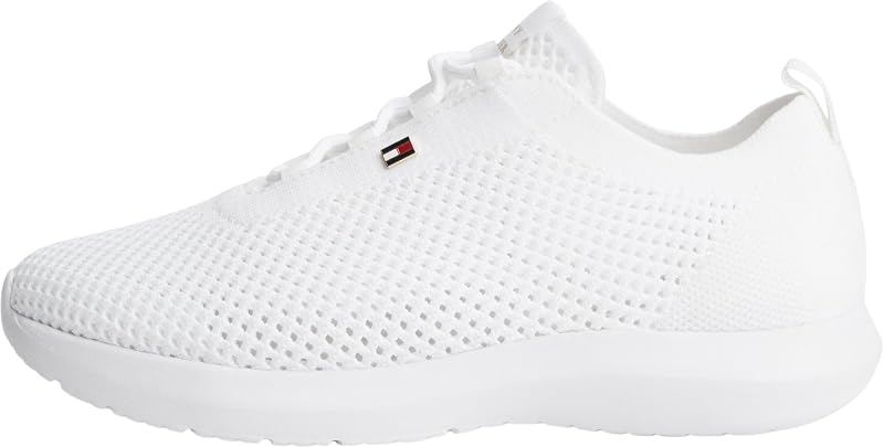 Femmes Th Knit Runner FW0FW09408 Low Top, Blanc, 6