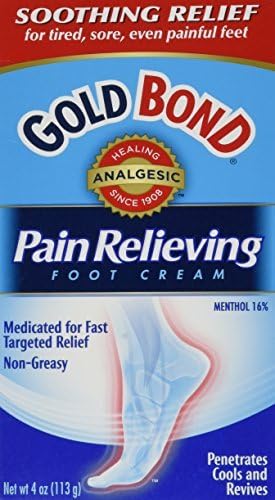 Gold Bond Pain Relieving Foot Cream, 4 Ounce by Gold Bond