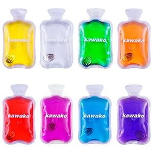 Handwarmer set van 8 multicolor – warmwaterkruik – handwarmer verwarmingspad warmtepad Firebag