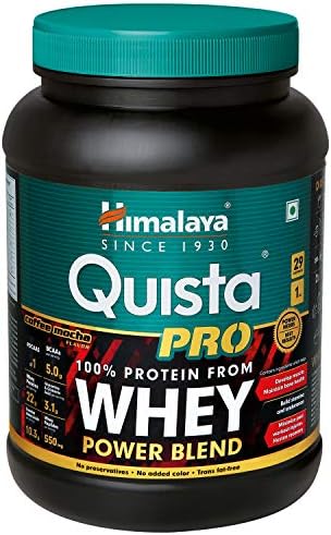 Himalaya Quista Pro Advanced Whey Protein Powder - 1kg (Coffee Mocha)