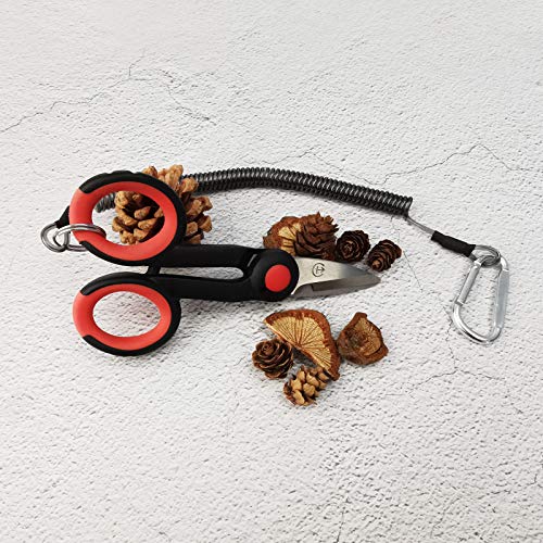 BXIO tijeras de Pesca Angelschere mit Umhängeband und Nylonscheide, strapazierfähig, rutschfest, Faserkabelschneider… – Bild 7