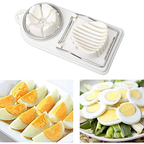 Egg Cutter, Heavy Duty Egg Slicer Mushroom Slicer with Stainless Steel Wires Great for Sandwiches, Salads and Appetizer