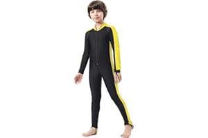 Labelar Kids Sunsuit Long Sleeve Swimwear One-Piece Bodysuit Swimsuit