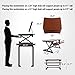 FlexiSpot Stand up Desk - 35 Height Adjustable Standing Desk Riser (Mahogany)