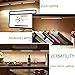 Ustellar Update LED Under Cabinet Lighting 6 Panel Kit, 2400lm Hand Wave Activated 12in Under Counter Light, 12V DC 48W Fluorescent Tube Equivalent, LED Light Bar for Kitchen Closet , 3000K Warm White