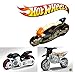 Motorcycles Hot Wheels Off Road & Police Cycle 3 vehicle set HW450F Dirt Bike #164 & Canyon Carver Cycle #48 Street Stealth #219