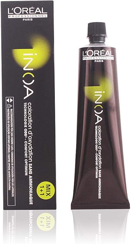 Loreal Inoa 6/0 Louro Escuro Cobertura Profunda - Tintura 60g