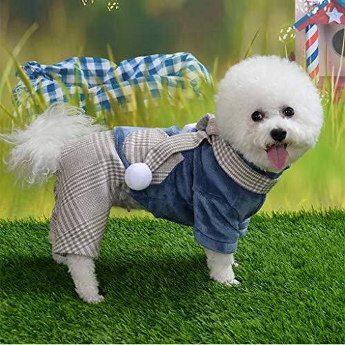 犬服 秋冬 つなぎ ロンパース 防寒 耳付き 犬 服 小型犬 パーカー ボタン 犬の服 足つき おもしろい 秋 大型犬 犬服 つなぎ 防寒 ダウン 犬服 パーカー かわいい ドッグウェア 秋冬 綿製品 柴犬 保温服 中型犬 B07z7swg5c 407円