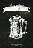 Brew Log Book - Homebrew Beer Recipe Journal : Notebook :Blue Vintage: (Bottling notes:Tasting notes by 