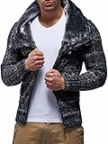 LEIF NELSON Men's Knitted Jacket Cardigan