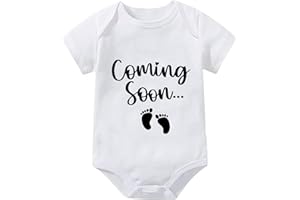 WOOYONGING First Grandbaby Pregnancy Announcement Infant Baby Bodysuit First Grandbaby Gift for Grandparents