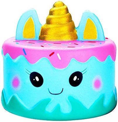 Challen Squishy Toy Soft Exquisite Kawaii Cartoon Cake Scented Stress Relief Toy Soft Toy Kawaii Collection Slow Rising Toy Decompression SimulationToys Cure Toy for Kid Gift 2018 Toys
